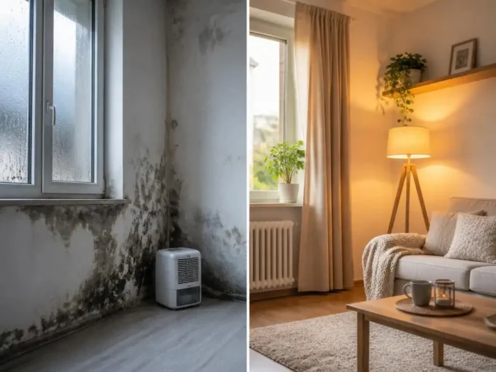 Come curare una casa umida e fredda senza spendere una fortuna
