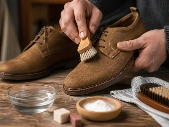 Come lavare scarpe di camoscio rovinate senza fare danni