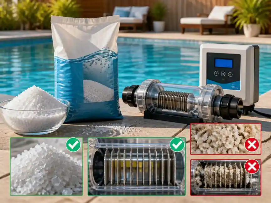 Come selezionare il sale ideale per l'elettrolisi della piscina
