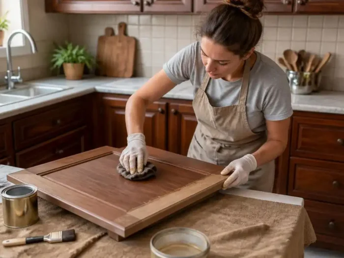Guida per restaurare i mobili in legno della cucina