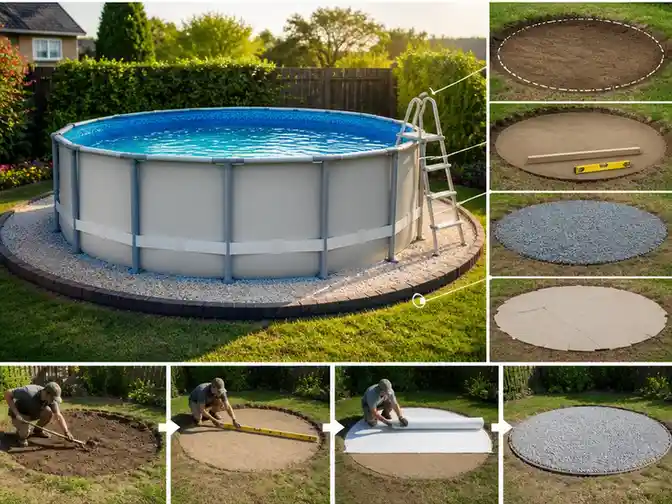 Guida pratica alla realizzazione del basamento piscina fuori terra