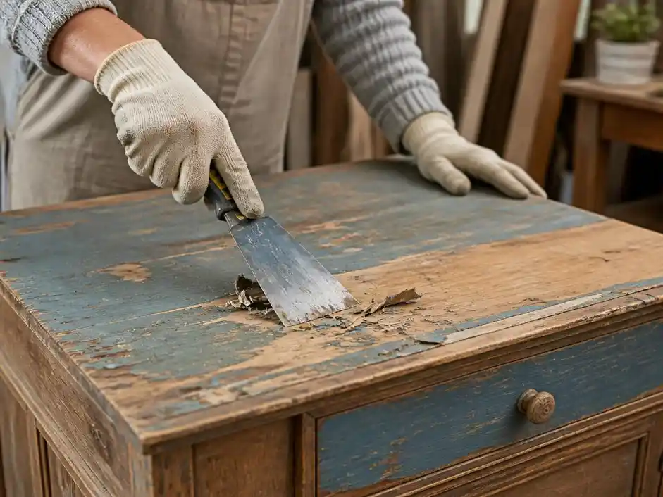 Guida pratica alla rimozione della vernice dal legno naturale