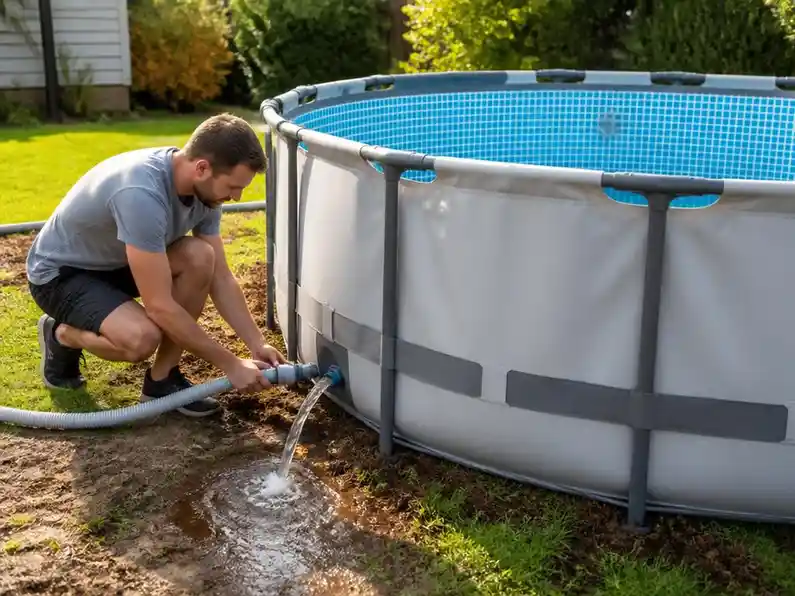 Guida pratica allo svuotamento sicuro di piscine fuori terra