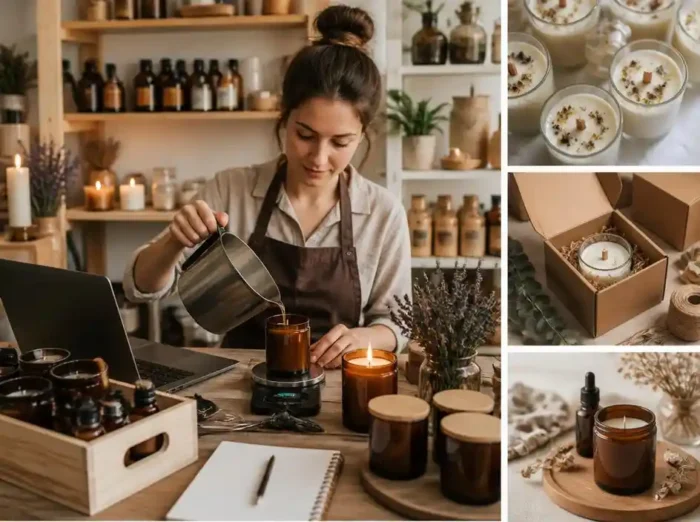 Idee creative per avviare un business di candele profumate fatte a mano