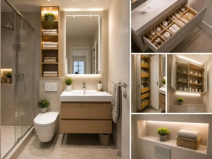 Idee creative per ottimizzare lo spazio in un bagno compatto