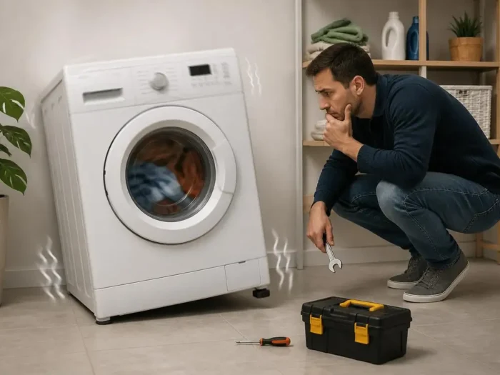Perché la lavatrice si sposta durante la centrifuga e come intervenire