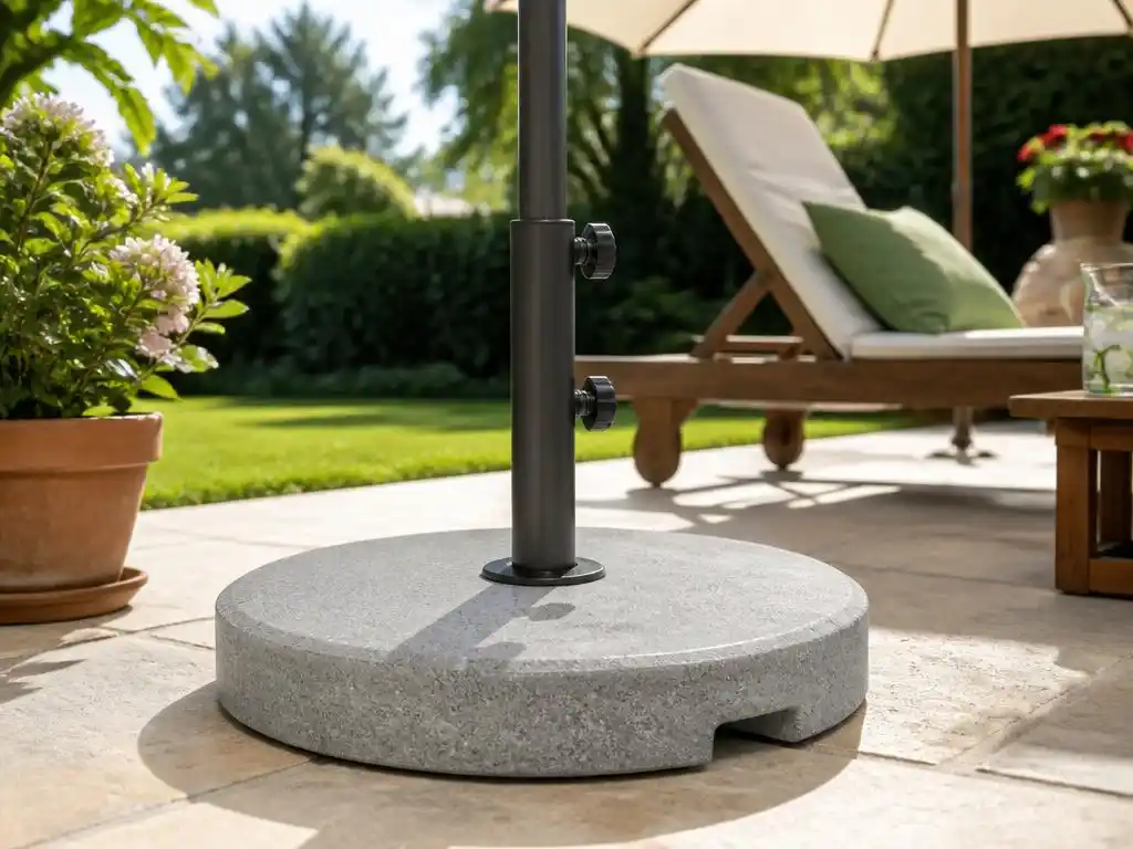 Guida pratica ai supporti in cemento per i tuoi ombrelloni da giardino