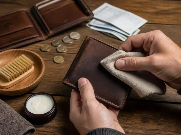 Guida pratica su come pulire portafoglio di pelle con cura