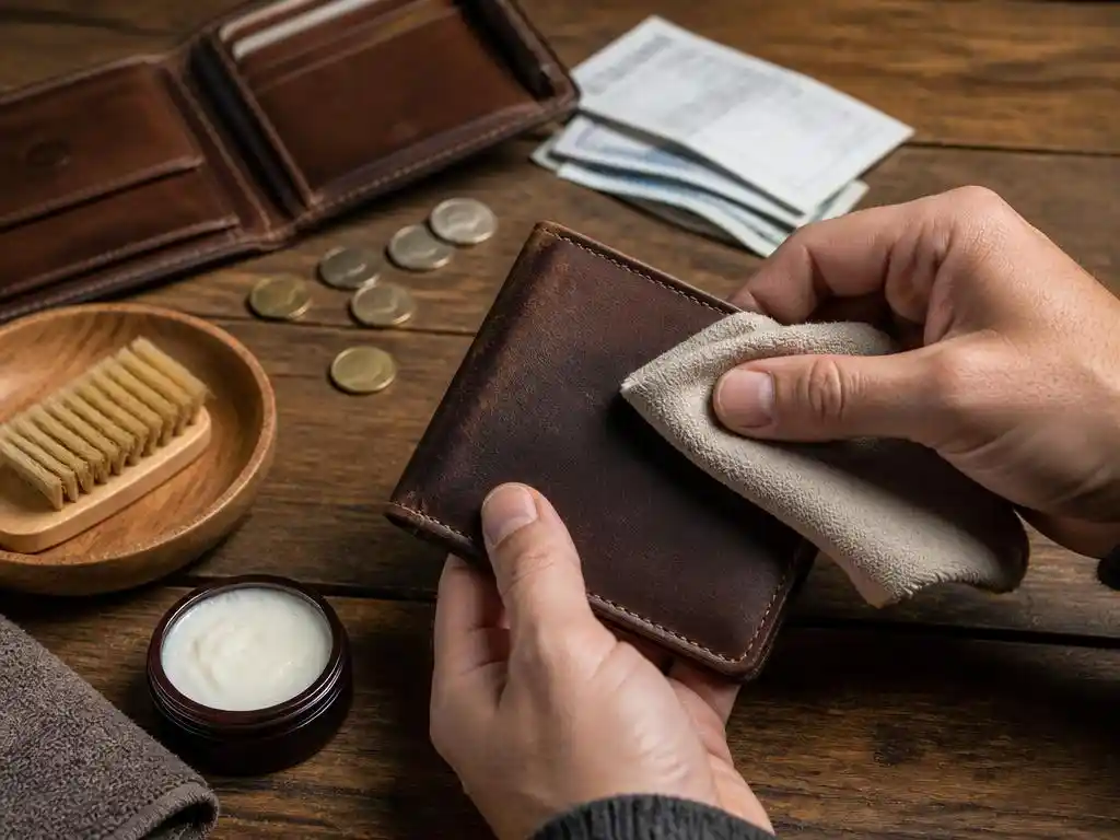 Guida pratica su come pulire portafoglio di pelle con cura