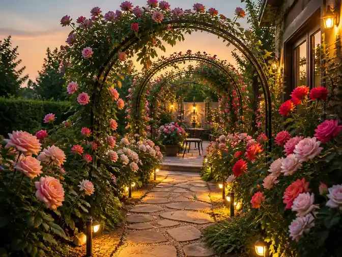 Idee creative su come disporre le rose in giardino per un effetto unico