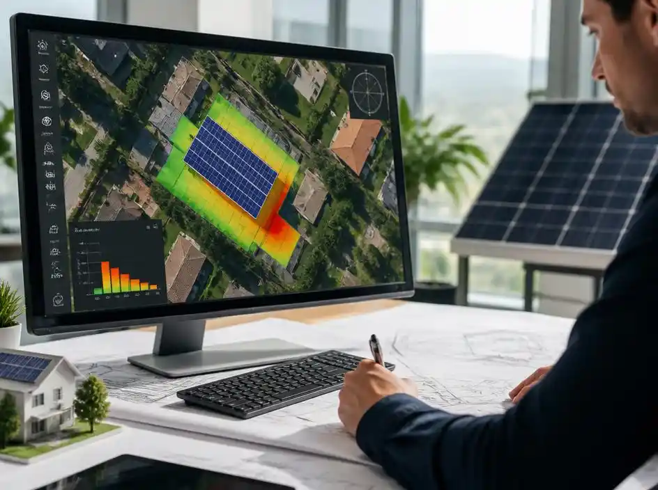 Pianificare impianti solari tramite photovoltaic geographical information system