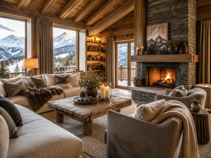 Progettare interni alpini per una casa di montagna autentica