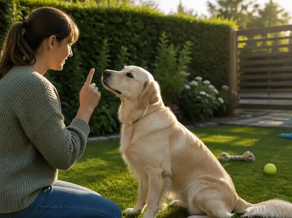 Strategie comportamentali per gestire il cane in giardino